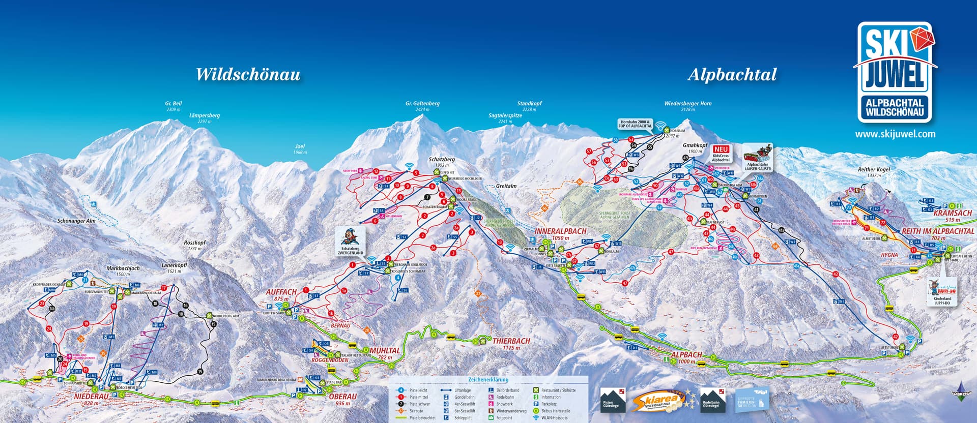 Reith im Alpbachtal ski map